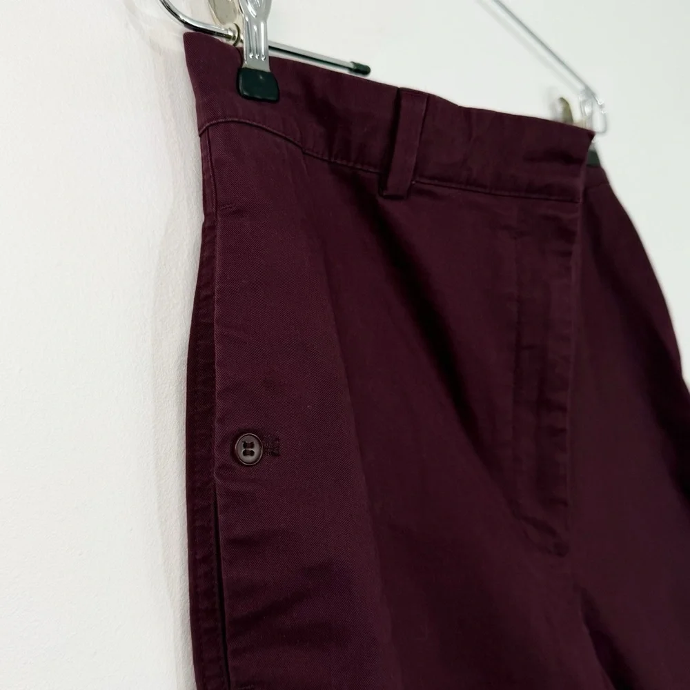 COS burgundy trouser